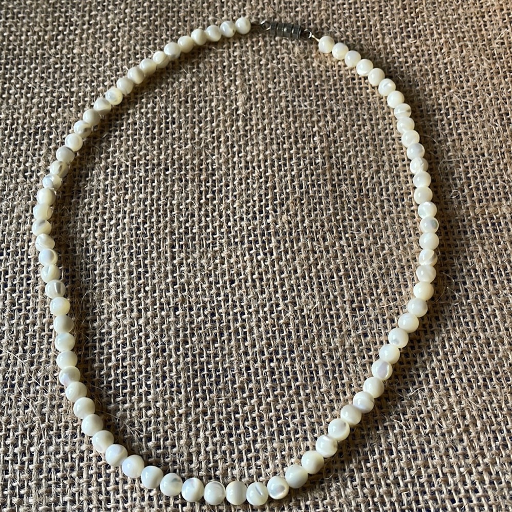 Vintage necklace mother of pearl